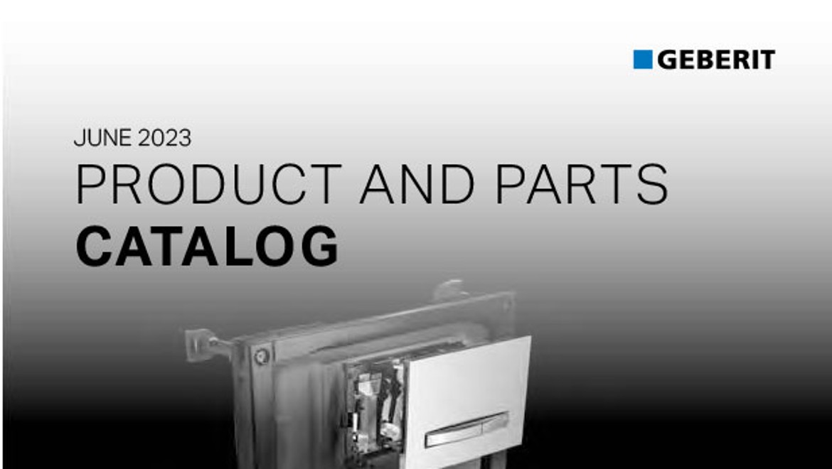 Geberit full line Product and Parts catalog Geberit full line Product and Parts catalog