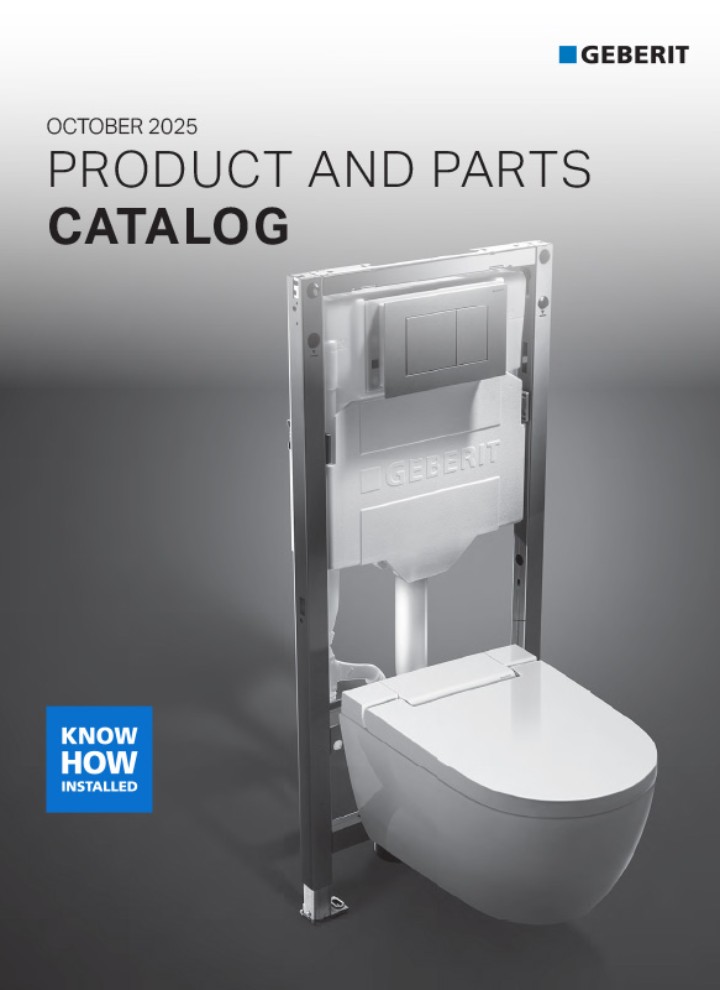 Geberit full line Product and Parts catalog