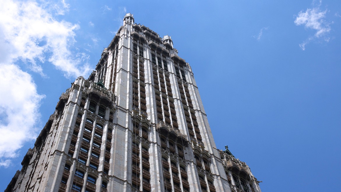 Front Facade of Woolworth Building, Manhattan, New York City