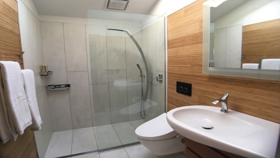 Renovated ski house bathroom by Kristina and Terry Itameri-Kinter Renovated ski house bathroom by Kristina and Terry Itameri-Kinter