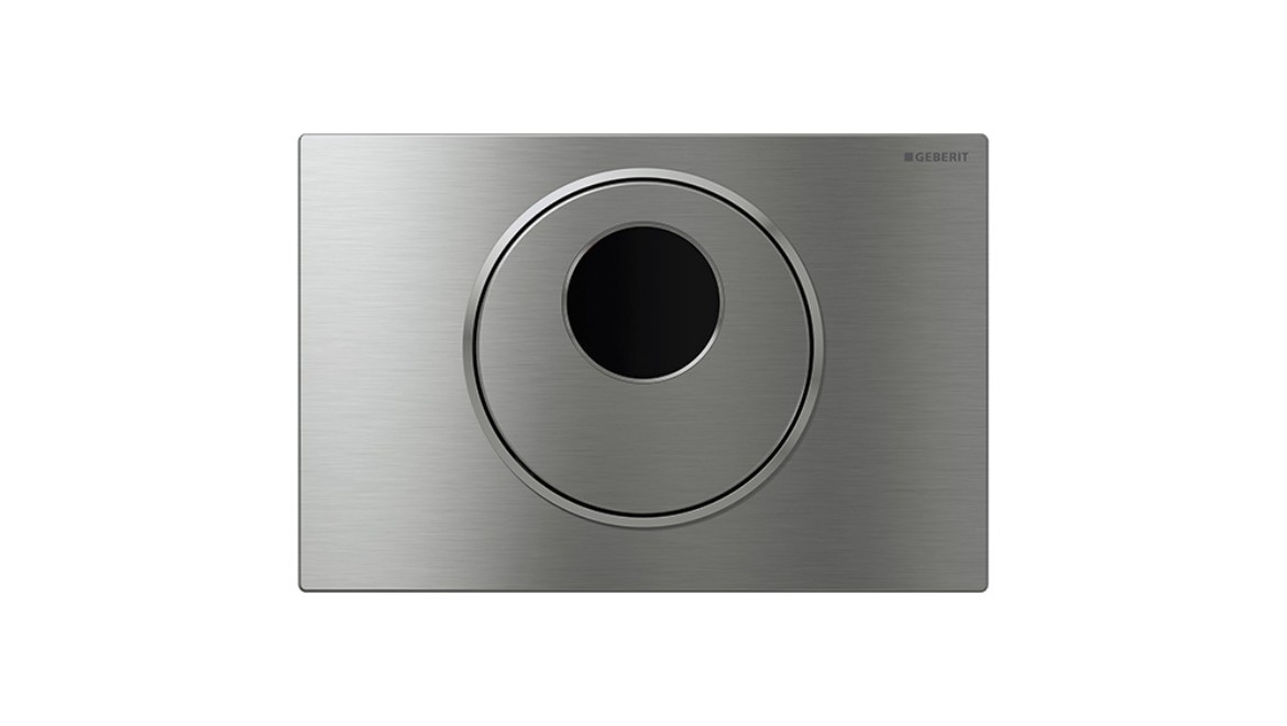 Geberit Sigma10 touchless flush plate with manual override Geberit Sigma10 touchless flush plate with manual override
