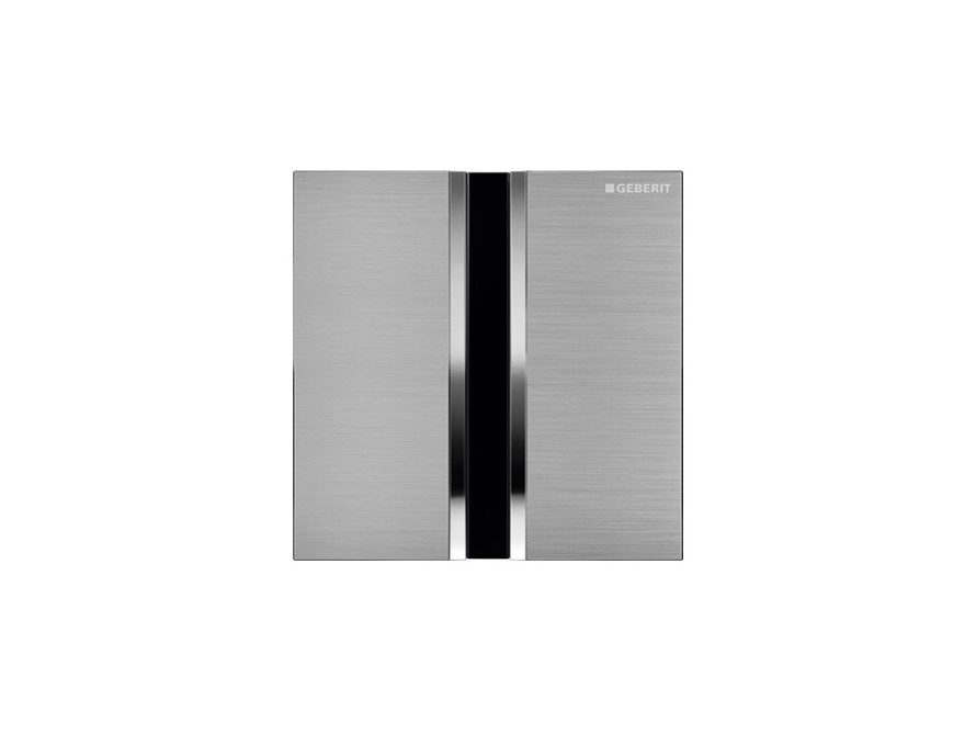 Touchless Type 50 urinal flush plate in brushed chrome Touchless Type 50 urinal flush plate in brushed chrome