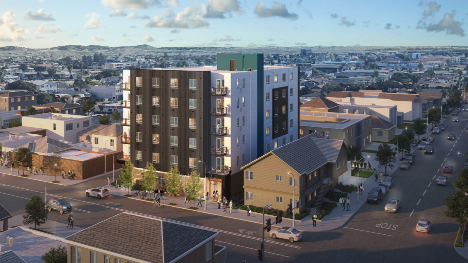 Impact Housing building facade Impact Housing building facade