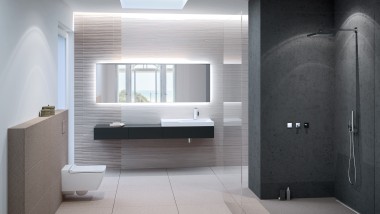 Barrier-free bathroom with Geberit systems