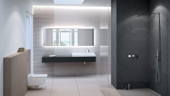 Barrier-free bathroom with Geberit systems Barrier-free bathroom with Geberit systems