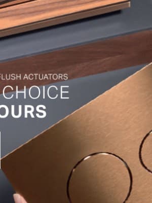 The Choice is Yours: Geberit Flush Actuators The Choice is Yours: Geberit Flush Actuators