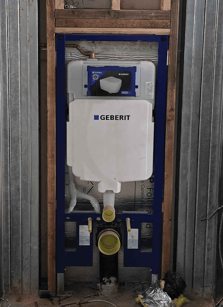 Geberit In-wall system installed in Brooklyn home Geberit In-wall system installed in Brooklyn home