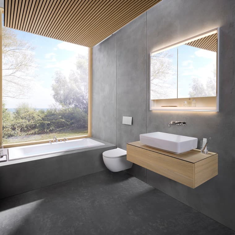 The 6x6 winning bathroom design "Serenity" (© Geberit) The 6x6 winning bathroom design "Serenity" (© Geberit)